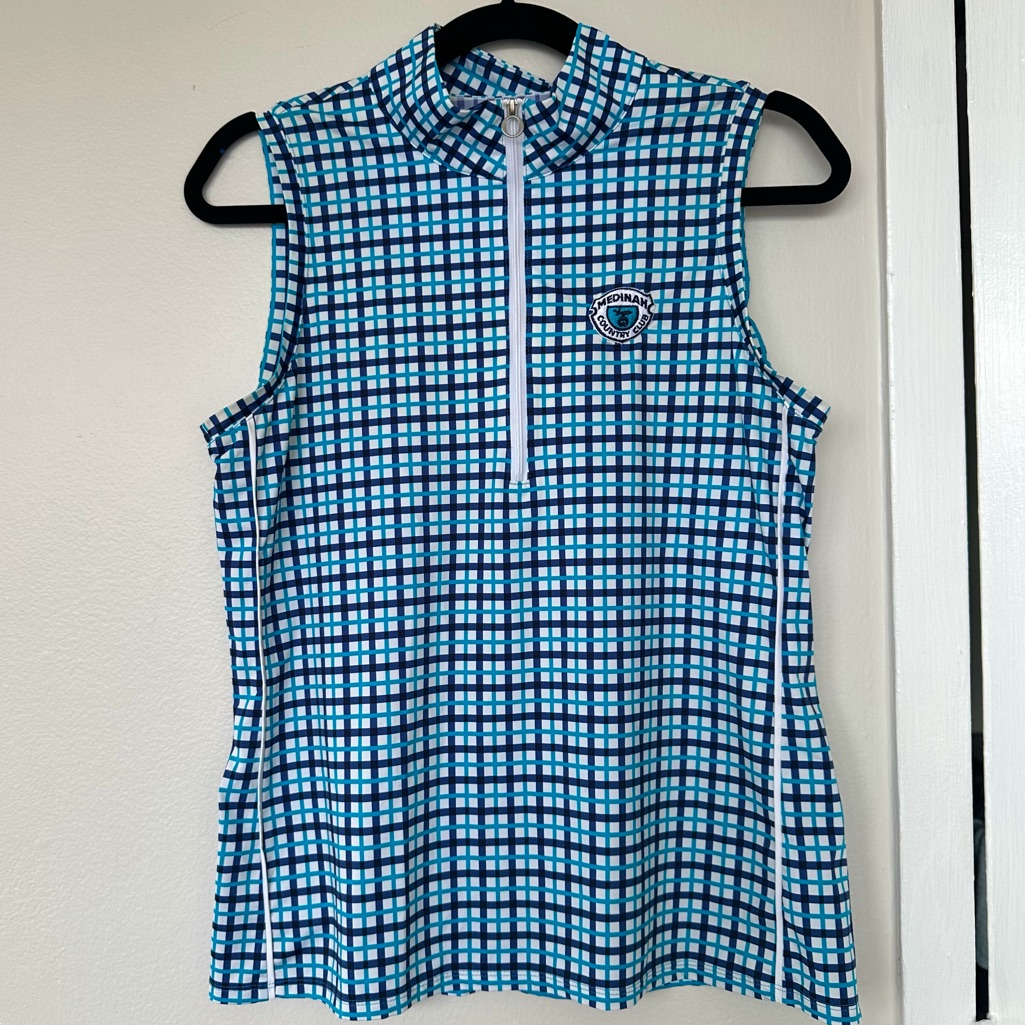 Kinona Women's Keep It Covered Sleeveless Golf Top Size M